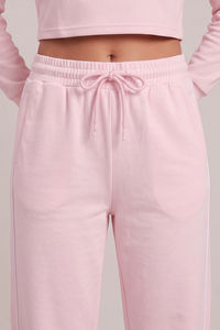 Zivame Knit Poly Athleisure Sweatshirt - Pale Lilac — thumbnail 5